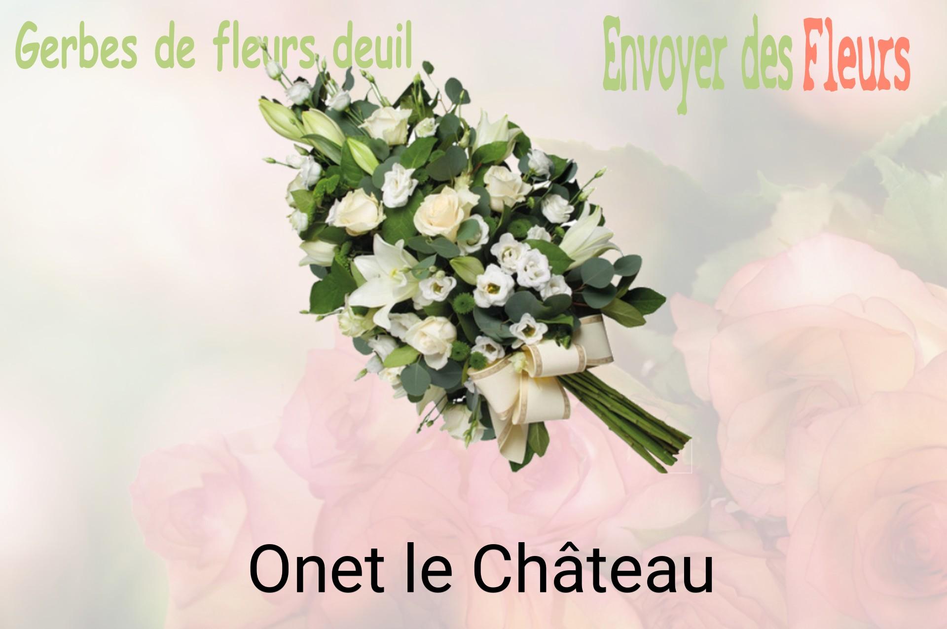 Gerbe de fleurs de deuil livrée à Onet-le-Château